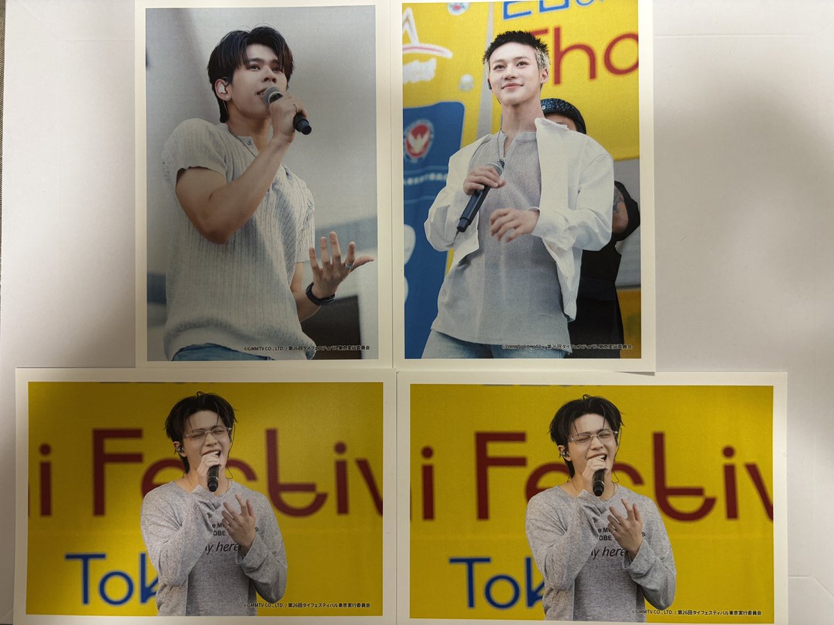 nanairo39's tweet photo. 【交換】
タイフェス東京2026 LYKNポストカード
交換お願いします🥺

【譲】画像1
Tui,Lego,William

【求】画像2,3
集合,Nut

郵送での交換でお願いします🙏

 #タイフェス東京2026 #LYKN https://t.co/JtcpbkOtGp