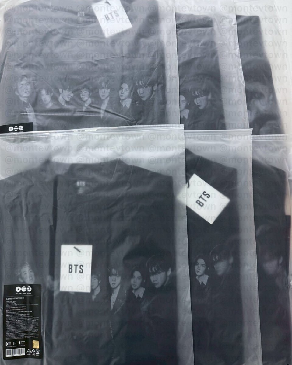 montevtown's tweet photo. [ #มอนเต้พร้อมส่ง ] BTS 'ARIRANG' TOUR MERCH S/S PHOTO T-SHIRT

♡ ตัวละ 1,650฿ รวมจัดส่ง EMS
♡ SIZE S (4) SIZE M (1)

#ตลาดนัดBTS #ตลาดนัดบังทัน https://t.co/ZROfXR6qot