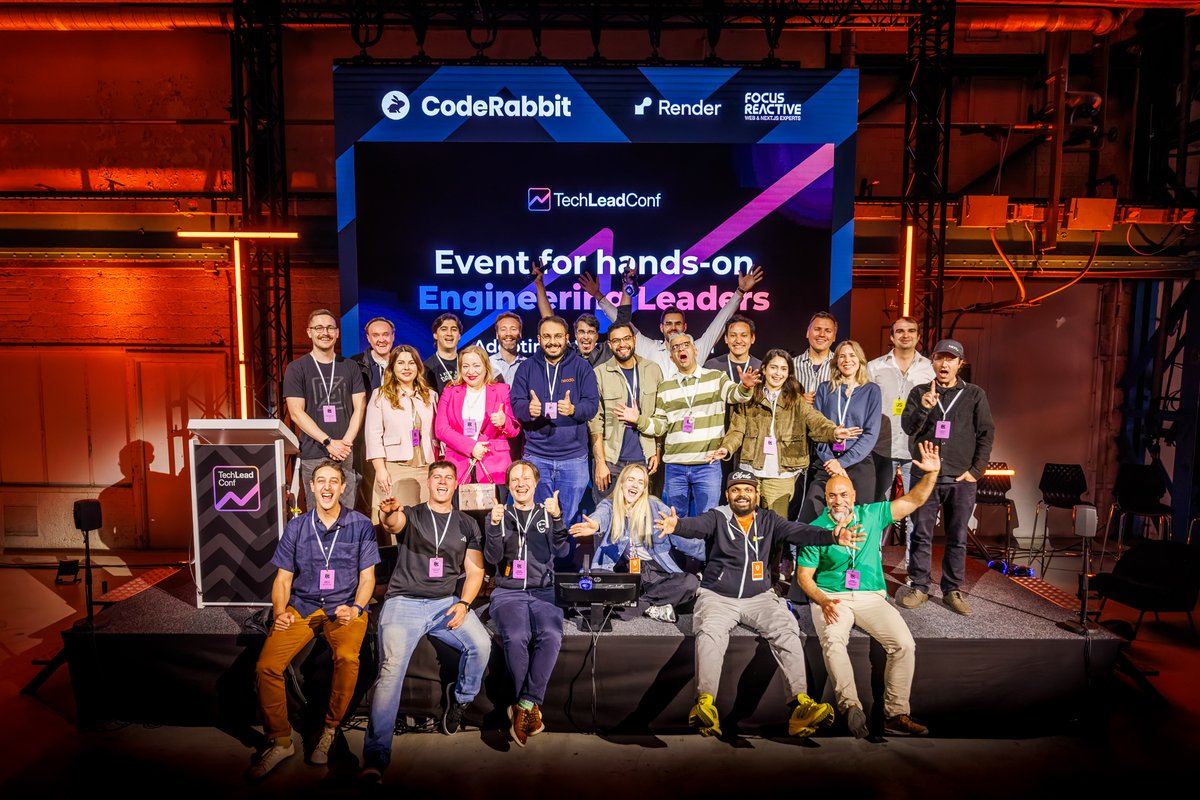 TheTechLeadConf tweet picture