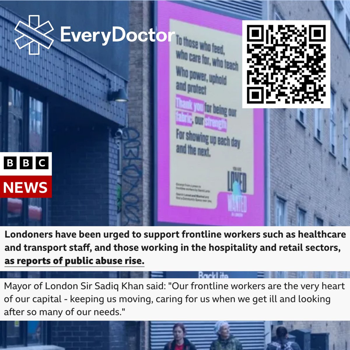 EveryDoctorUK's tweet photo. NHS staff face growing hostility while caring for others.

The Royal College of Nursing reported a 78% increase in reports of racist abuse towards nursing staff across the UK from 2022 to 2025. We must protect those who keep us safe.

Read: https://t.co/M6jryJFf2i https://t.co/UsCx4TXyPX