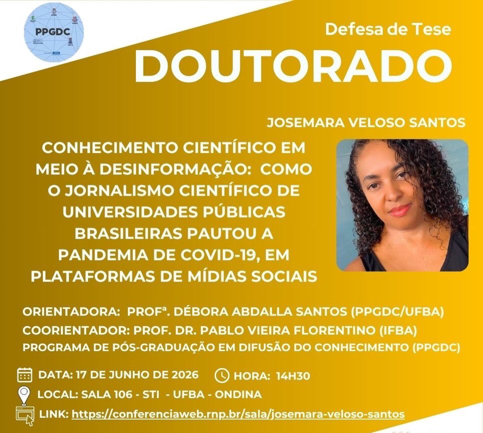 maravel's tweet photo. Finalmente: conclui o #doutorado!
Depois de quase 5 anos e uma trajetória cheia de emoções: venci! 🙌🏽
#DifusaodoConhecimento #posgraduacao https://t.co/aB2bjrF289