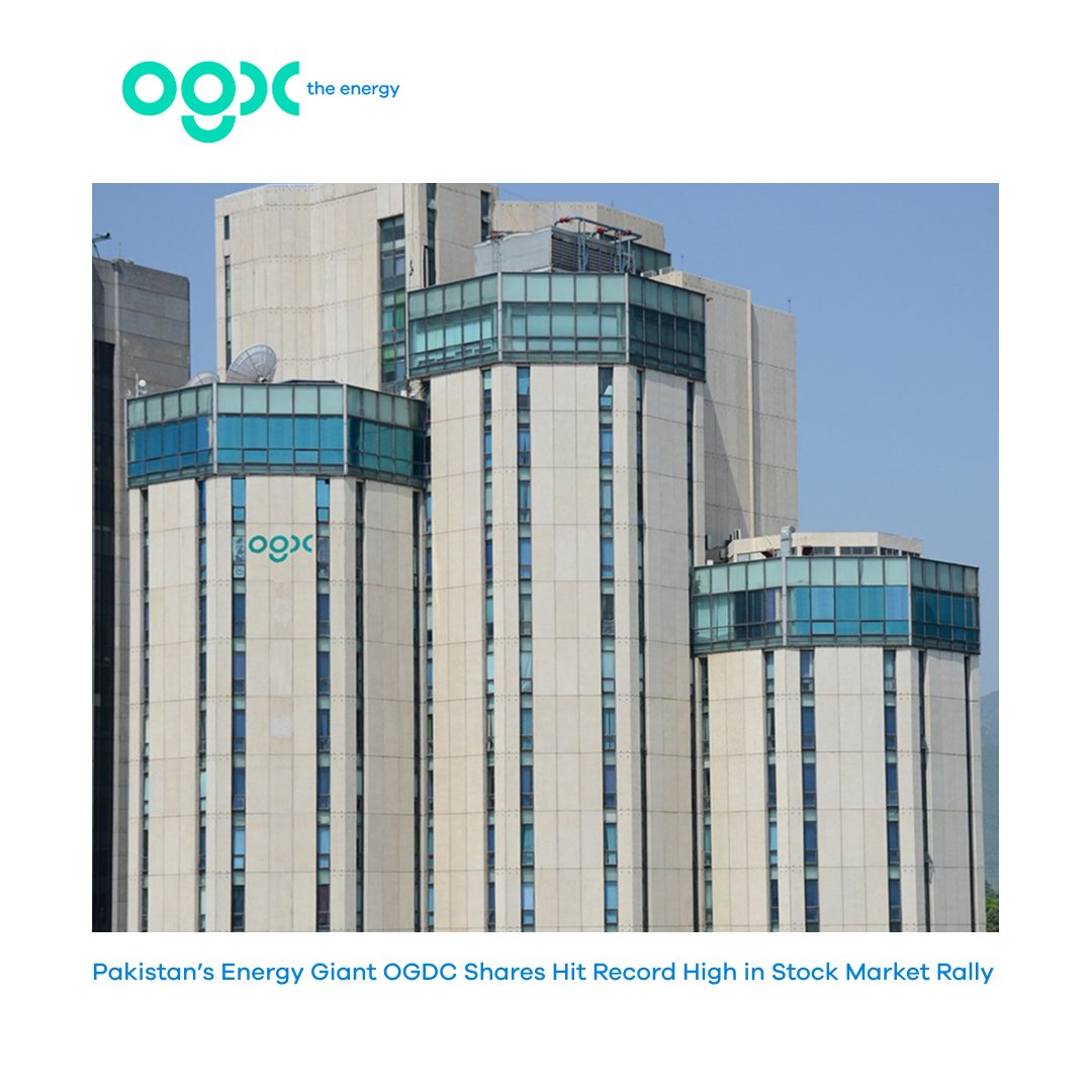ogdclofficial's tweet photo. @ogdclofficial  shares hit a new record high at the Pakistan Stock Exchange, reaching Rs. 337.20 per share amid strong investor confidence and improved operational performance. 

Read more: https://t.co/i5dhaVUx6V 

#OGDC #PSX #PakistanStockExchange #EnergySector #OilAndGas #InvestorConfidence