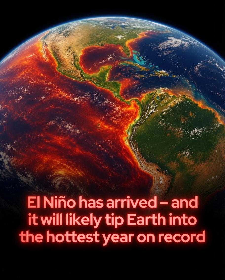 Rainmaker1973's tweet photo. A powerful “super” El Niño is developing in the Pacific and could drive global temperatures to new record highs.

The climate phenomenon, characterized by unusually warm waters in the tropical Pacific, was officially declared this month by the U.S. National Oceanic and Atmospheric Administration (NOAA). What has caught scientists’ attention is the rapid pace at which it is intensifying.

NOAA estimates a 63 percent chance that this El Niño will become a “very strong” event by late 2026, potentially ranking among the most powerful since records began in 1950. Some climate models project sea surface temperatures in key Pacific regions could rise more than 5.4°F (3°C) above average by year’s end.

The significance lies in El Niño’s global reach. As the ocean releases stored heat into the atmosphere, worldwide temperatures typically increase. A very strong El Niño can add roughly 0.4°F (0.2°C) to Earth’s average surface temperature.

While that increment may seem modest, it occurs against the backdrop of long-term human-caused warming. With the planet already experiencing some of its hottest years on record, this additional boost could push global temperatures into uncharted territory in 2027.

The last strong El Niño, in 2015–16, contributed to what was then the warmest year ever recorded. However, today’s baseline climate is substantially warmer than it was a decade ago, raising the potential for even greater extremes.

Beyond temperature records, El Niño influences weather patterns worldwide. It often brings increased flooding to parts of South America, East Africa, and the southern United States, while heightening the risk of drought and wildfires in Australia, Indonesia, and northern South America. It also tends to reduce Atlantic hurricane activity.

Although no two El Niño events are identical and regional impacts can vary, scientists warn that the climate system is entering a phase historically associated with some of the most extreme weather events on the planet.