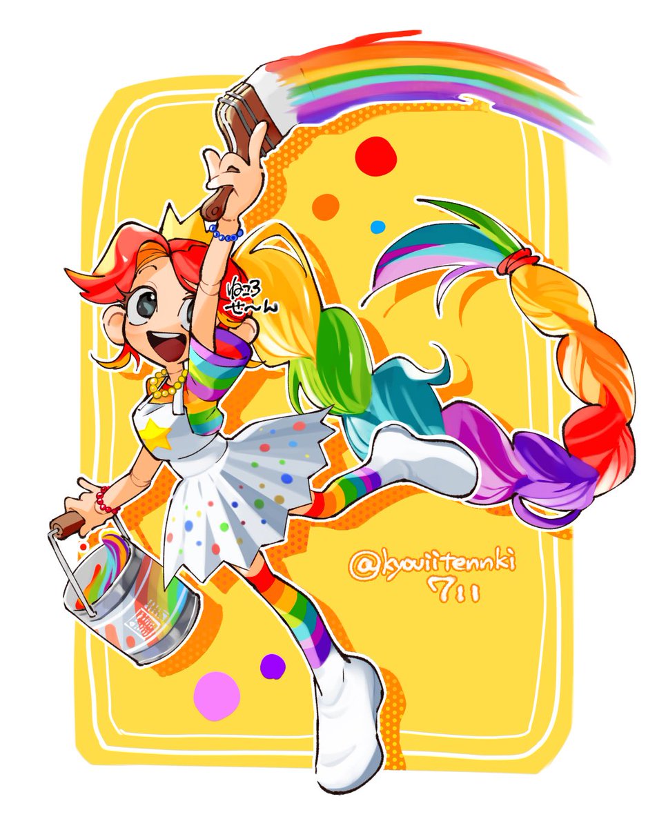 kyouiitennki711's tweet photo. FA▶︎レインボーでビューティフルなリリーちゃん🌈🫶
#lilylovebraids https://t.co/7Oqcor3YIw