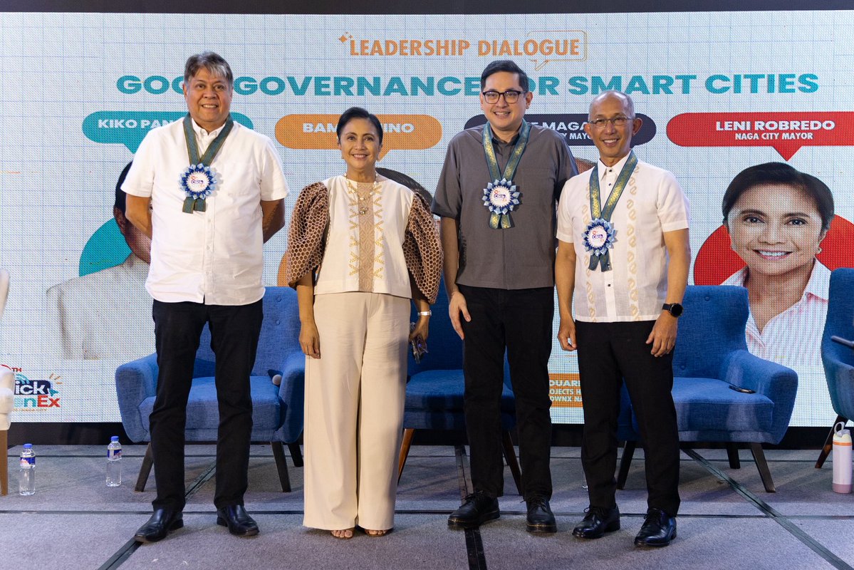 kikopangilinan's tweet photo. 𝗕𝗨𝗜𝗟𝗗𝗜𝗡𝗚 𝗦𝗠𝗔𝗥𝗧, 𝗖𝗟𝗜𝗠𝗔𝗧𝗘-𝗥𝗘𝗔𝗗𝗬 𝗖𝗜𝗧𝗜𝗘𝗦 𝗧𝗛𝗥𝗢𝗨𝗚𝗛 𝗜𝗡𝗡𝗢𝗩𝗔𝗧𝗜𝗢𝗡 𝗔𝗡𝗗 𝗚𝗢𝗢𝗗 𝗚𝗢𝗩𝗘𝗥𝗡𝗔𝗡𝗖𝗘 🌐

Masaya tayong makasama ang mga ICT leaders, innovators, local chief executives, academe partners, at development stakeholders sa 𝟭𝟬𝘁𝗵 𝗖𝗹𝗶𝗰𝗸𝗖𝗼𝗻𝗘𝘅: 𝗖𝗼𝗻𝘃𝗲𝗿𝗴𝗲𝗻𝗰𝗲 𝗼𝗳 𝗟𝘂𝘇𝗼𝗻 𝗜𝗖𝗧 𝗖𝗵𝗮𝗺𝗽𝗶𝗼𝗻𝘀 𝗮𝗻𝗱 𝗘𝘅𝗵𝗶𝗯𝗶𝘁𝗶𝗼𝗻𝘀 𝗟𝗲𝗮𝗱𝗲𝗿𝘀𝗵𝗶𝗽 𝗗𝗶𝗮𝗹𝗼𝗴𝘂𝗲 sa Naga City ngayong araw, June 19.

Kasama natin sa talakayan sina Naga City Mayor at former Vice President Leni Robredo, Sen. Bam Aquino, at Baguio City Mayor Benjie Magalong.

Nakasama rin natin sina Naga City IT Officer Ruel Oliver, Metro Clark ICT Council Dr. Francisco Villanueva, Mayor Jarold Peña ng San Jose, Camarines Sur, at ICT Council of Bicol Chairperson Efren Daniel De Leon, kasama ang iba pang ICT councils, startups, investors, at development partners.

Sa gitna ng hamon ng climate change at food security, malinaw ang mensahe: 𝗮𝗻𝗴 𝗸𝗶𝗻𝗮𝗯𝘂𝗸𝗮𝘀𝗮𝗻 𝗻𝗴 𝗮𝘁𝗶𝗻𝗴 𝗺𝗴𝗮 𝗸𝗼𝗺𝘂𝗻𝗶𝗱𝗮𝗱 𝗮𝘆 𝗻𝗮𝗸𝗮𝘀𝗮𝗹𝗮𝗹𝗮𝘆 𝘀𝗮 𝗽𝗮𝗴𝗴𝗮𝗺𝗶𝘁 𝗻𝗴 𝗮𝗴𝗵𝗮𝗺, 𝗱𝗮𝘁𝗼𝘀, 𝗮𝘁 𝘁𝗲𝗸𝗻𝗼𝗹𝗼𝗵𝗶𝘆𝗮 𝗽𝗮𝗿𝗮 𝘀𝗮 𝗺𝗮𝘀 𝗲𝗽𝗶𝘀𝘆𝗲𝗻𝘁𝗲 𝗮𝘁 𝗶𝗻𝗸𝗹𝘂𝘀𝗶𝗯𝗼𝗻𝗴 𝗽𝗮𝗺𝗮𝗺𝗮𝗵𝗮𝗹𝗮.

Mula sa mga mangingisda na gumagamit ng early warning systems, hanggang sa mga magsasakang nakakatanggap ng real-time weather at market data sa kanilang smartphones—𝗻𝗮𝗻𝗱𝗶𝘁𝗼 𝗻𝗮 𝗮𝗻𝗴 𝗱𝗶𝗴𝗶𝘁𝗮𝗹 𝘁𝗿𝗮𝗻𝘀𝗳𝗼𝗿𝗺𝗮𝘁𝗶𝗼𝗻 𝘀𝗮 𝗮𝘁𝗶𝗻𝗴 𝗳𝗼𝗼𝗱 𝘀𝘆𝘀𝘁𝗲𝗺𝘀. 𝗡𝗮𝗻𝗴𝘆𝗮𝘆𝗮𝗿𝗶 𝗻𝗮 𝗶𝘁𝗼.

Pero ang tunay na hamon: 𝗽𝗮𝗮𝗻𝗼 𝗻𝗮𝘁𝗶𝗻 𝗽𝗮𝗹𝗮𝗹𝗮𝘄𝗮𝗸𝗶𝗻 𝗶𝘁𝗼 𝘀𝗮 𝗯𝘂𝗼𝗻𝗴 𝗯𝗮𝗻𝘀𝗮—𝗹𝗮𝗹𝗼 𝗻𝗮 𝘀𝗮 𝗹𝗶𝗯𝗹𝗶𝗯 𝗻𝗮 𝗺𝗴𝗮 𝗸𝗼𝗺𝘂𝗻𝗶𝗱𝗮𝗱?

Kailangan natin ng mas maayos na internet connectivity sa kanayunan, mas pinalakas na agricultural extension services, integrated data systems para sa food security at climate response, at matibay na ugnayan ng LGUs, national government, academe, at private sector.

Dahil sa huli, 𝗮𝗻𝗴 𝗳𝗼𝗼𝗱 𝘀𝗲𝗰𝘂𝗿𝗶𝘁𝘆 𝗮𝘆 𝗵𝗶𝗻𝗱𝗶 𝘁𝗿𝗮𝗯𝗮𝗵𝗼 𝗻𝗴 𝗶𝗶𝘀𝗮𝗻𝗴 𝘀𝗲𝗸𝘁𝗼𝗿 𝗹𝗮𝗺𝗮𝗻𝗴—𝗶𝘁𝗼 𝗮𝘆 𝘀𝗮𝗺𝗮-𝘀𝗮𝗺𝗮𝗻𝗴 𝗿𝗲𝘀𝗽𝗼𝗻𝘀𝗶𝗯𝗶𝗹𝗶𝗱𝗮𝗱 𝗻𝗴 𝗯𝘂𝗼𝗻𝗴 𝘀𝗮𝗺𝗯𝗮𝘆𝗮𝗻𝗮𝗻.

Sa tulong ng ICT at innovation, mas nagiging posible ang isang Pilipinas na handa sa climate shocks, mas matatag ang agrikultura, at siguradong may pagkain sa hapag ng bawat pamilyang Pilipino.

Dios mabalos sa Naga City at sa lahat ng partners sa patuloy na pagsusulong ng isang mas matalino, mas matatag, at mas inklusibong kinabukasan para sa ating bansa. 🇵🇭