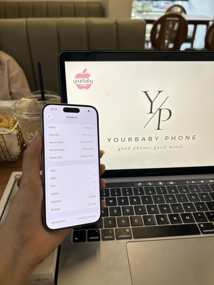 oissme's tweet photo. Wts

Ready✅
IPHONE 15 PRO 128GB IBOX NATURAL TITANIUM 

.garansi off
.battery health 86%
.kelengkapan fullset ori
.no minus

Price:14.000.000
Cod Jabodetabek🛍️
#wts #sale #fypシ゚ https://t.co/UCbM8bEDg0