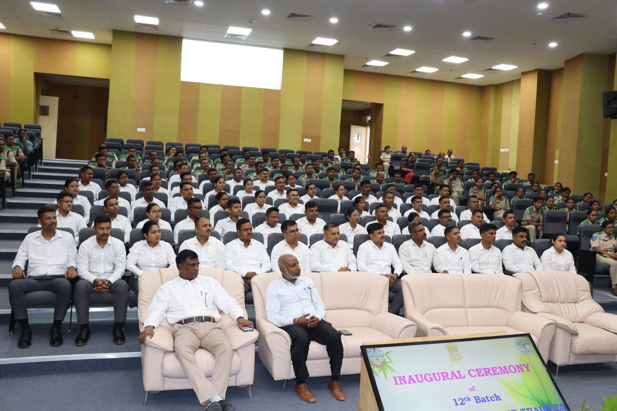 TGSFAHYD's tweet photo. A Journey of Forester @TelanganaFD @iamkondasurekha @priyankaaIFS @TrainingFo20278 

*Inaugural ceremony of 12th Batch Forest Range Officers’ Induction Training Programme*  
The TGSFA Dulapally, conducted the inauguration ceremony of the 12th Batch Forest Range Officers ITP today https://t.co/kxVW2IGivs