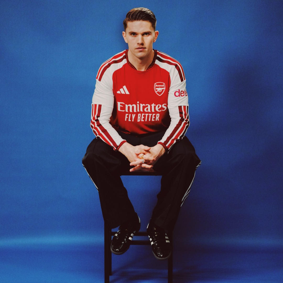 Arsenal's tweet photo. Ready for our return to Emirates Stadium ❤️

Shop our 2026/27 adidas home kit 👇