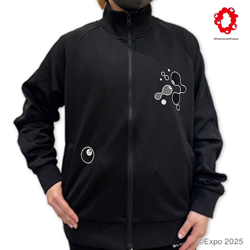 toy_believe's tweet photo. 【お知らせ】
EXPO2025 公式ライセンス商品
『ミャクミャク トラックジャケット』が青と黒の2種類で新登場！
6月22日(月)お昼12時より弊社オンラインストアで予約販売開始。発送は10月下旬頃予定
詳細はこちら👇
https://t.co/7I5NpupaV2
#ミャクミャク https://t.co/1CpUvN7TN4
