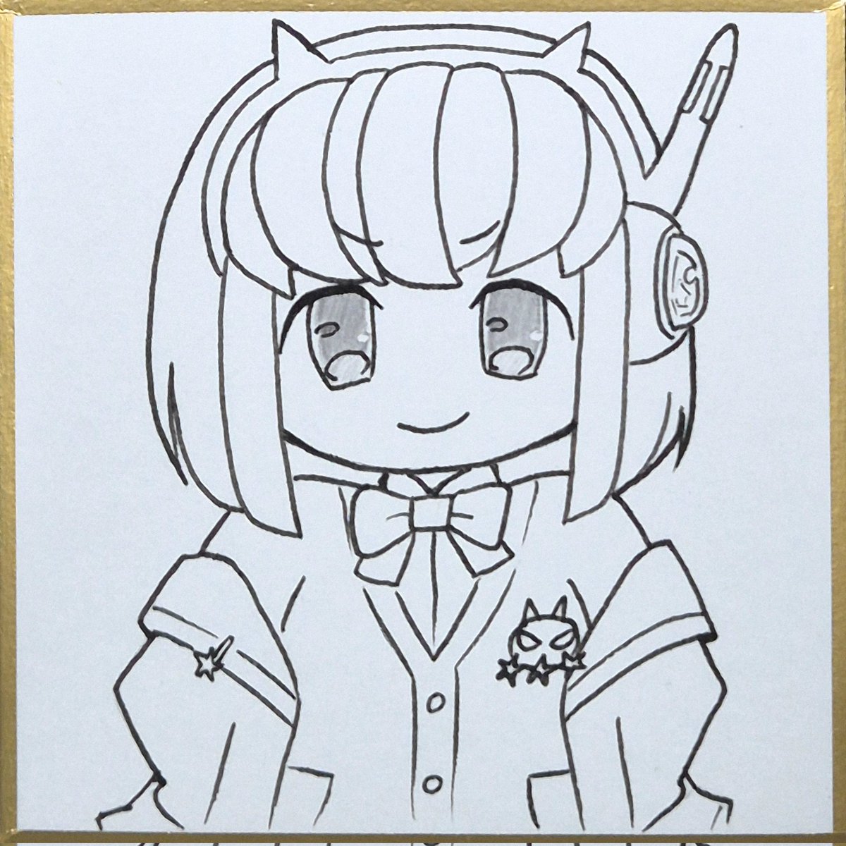 Wafarin72's tweet photo. 太鼓の達人 闇のマキナ xs色紙
「ダーク・エクス・マキナ♡」 https://t.co/tu3QRluPOn