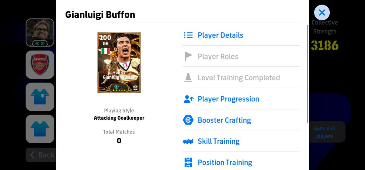 VINDICATIONONE's tweet photo. @play_eFootball Buffon is the worst keeper do the needful https://t.co/XWIoGV9jmN