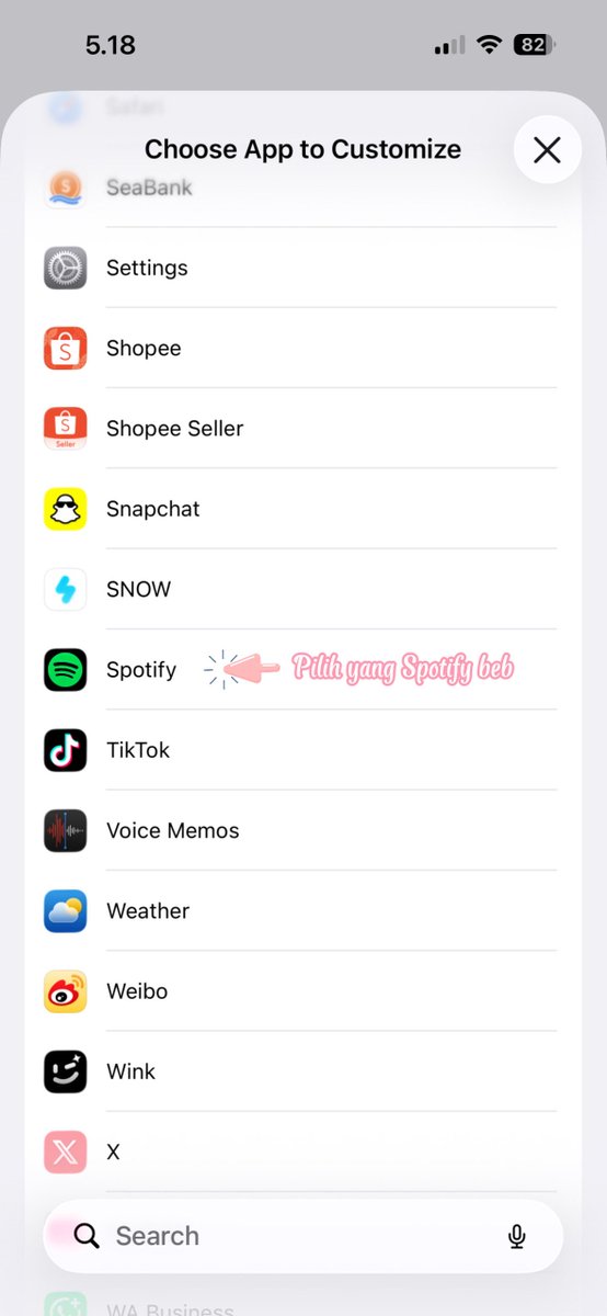 libr0cubicular's tweet photo. 💗 TUTORIAL PINK SPOTIFY 💗

Aku mau share cara bikin spotify jadi pink putih di Iphone. Caranya gampang bgt✨

—— a thread https://t.co/CjkbERrgai