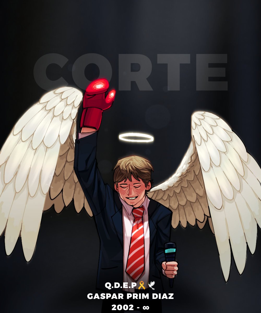 SlimeGamer32's tweet photo. Hice este dibujo para poder despedirme de Gaspar prim díaz y aún a qué hayan pasado unos días la noticia aún me duele y no puedo creer que ese mundo nos arrebato a una luz tan fuerte D.E.P Gaspar https://t.co/RJftBntVIm