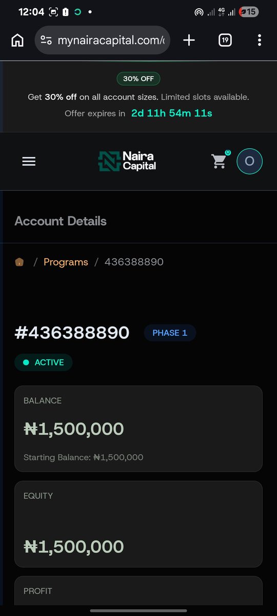 Big_King005's tweet photo. Got a 1.5 million naira account with @nairacapitalhq https://t.co/jvf1X0YtFN
