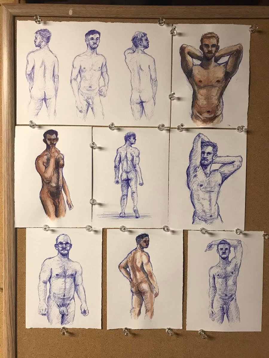 BenSwagWalker's tweet photo. Start of my nude drawings from 2 years ago. https://t.co/1kFJ8B4GzS