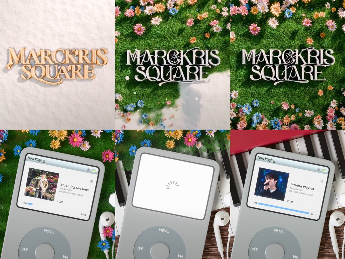 kissmarcc_'s tweet photo. ชอบการทรานสิชั่นส่งต่อมากก 🎄➡️💐➡️🎶

#24thMARCKRISquare
#MARCKRIS https://t.co/N0H4BUYyhh