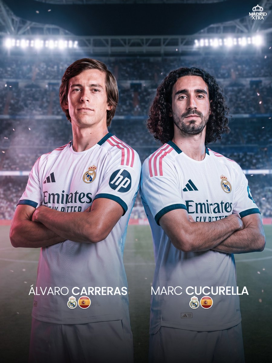 MadridXtra's tweet photo. 🚨 BREAKING: Real Madrid's LB DUO 2026/27:

Marc Cucurella &amp; Alvaro Carreras. @jfelixdiaz https://t.co/ZUvHbuBfpQ