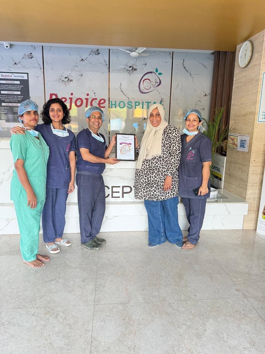 RejoiceHospital's tweet photo. Congratulations Dr Inas for successfully completing FMAS. Our best wishes 💐💐 https://t.co/qauA8LVSnN