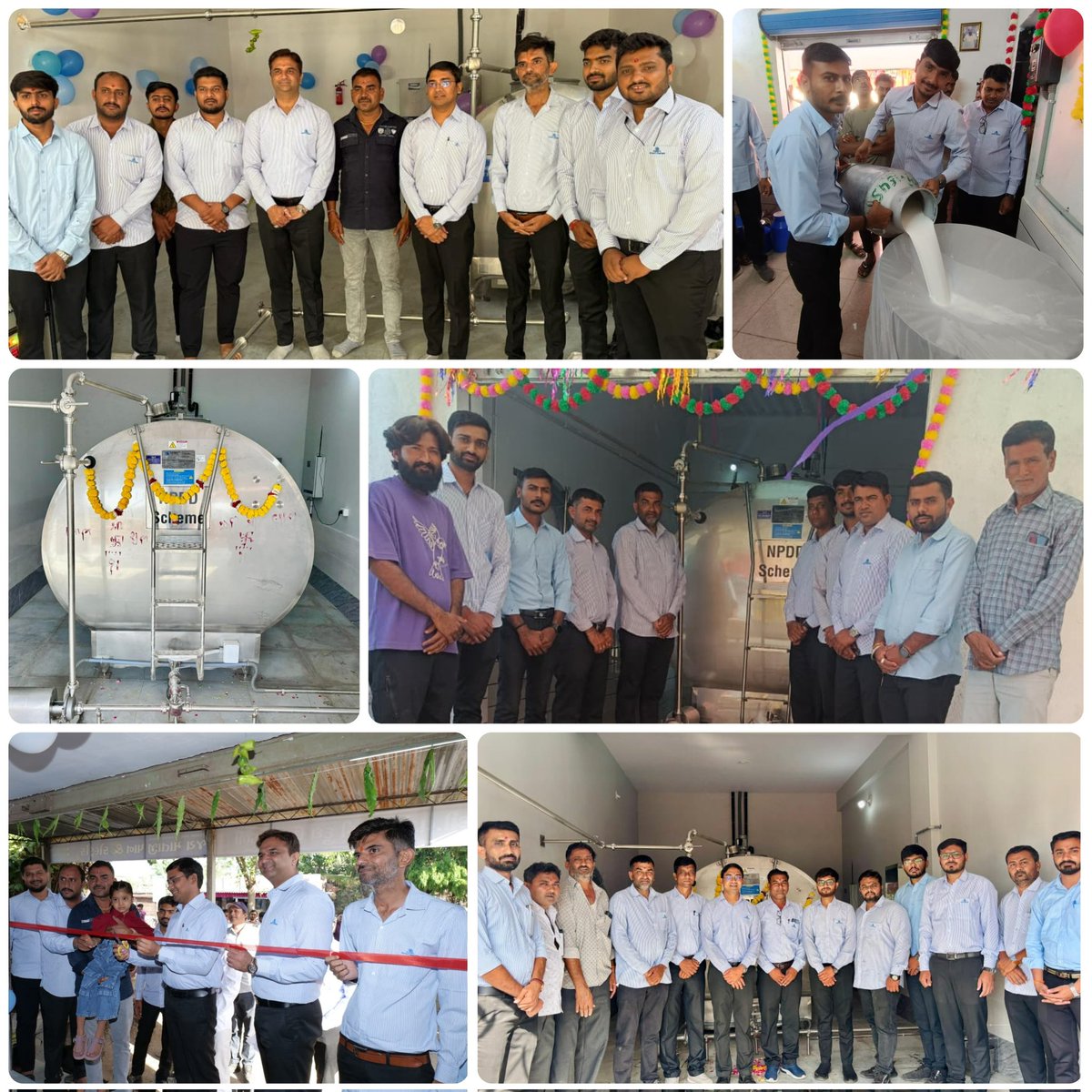 maahimilk's tweet photo. With a continuous focus on strengthening village-level milk procurement, Maahi MPO has successfully commissioned 5KL and 2KL Bulk Milk Coolers (BMCs) at 11 strategic Milk Pooling Points (MPPs).
#NDDB #NDDBDairyServices #MaahiMPO #NPDD #DairyDevelopment #FarmerEmpowerment https://t.co/3RVn01uAJL