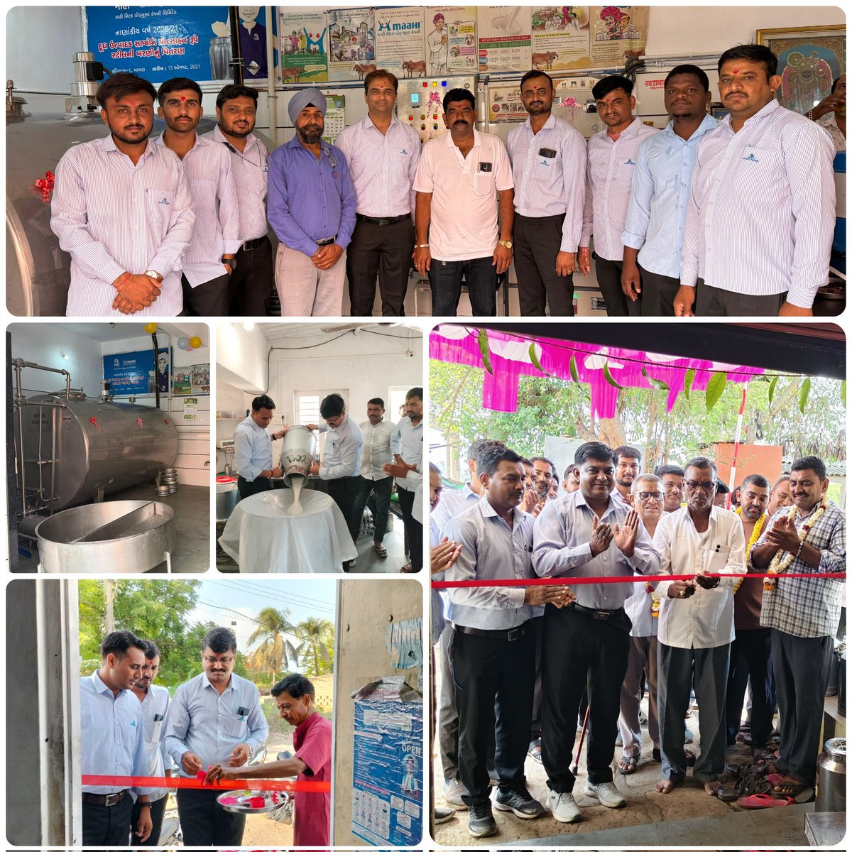 maahimilk's tweet photo. With a continuous focus on strengthening village-level milk procurement, Maahi MPO has successfully commissioned 5KL and 2KL Bulk Milk Coolers (BMCs) at 11 strategic Milk Pooling Points (MPPs).
#NDDB #NDDBDairyServices #MaahiMPO #NPDD #DairyDevelopment #FarmerEmpowerment https://t.co/3RVn01uAJL