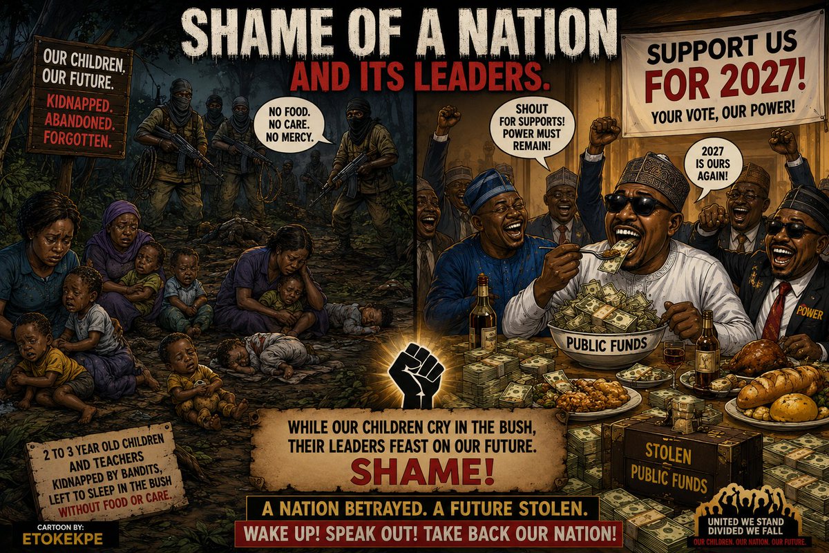 Edybest09's tweet photo. SHAME OF A NATION
@_NaijaScope 
@MobilePunch  @NDCNigNews @all https://t.co/F9UrirnHcI
