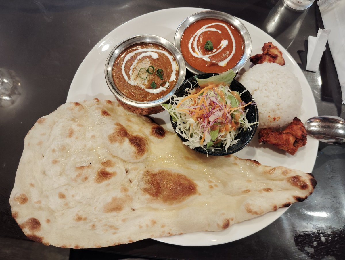 Tomechaha's tweet photo. バターチキンカレーが甘かった…… https://t.co/5h3YYCbYt0