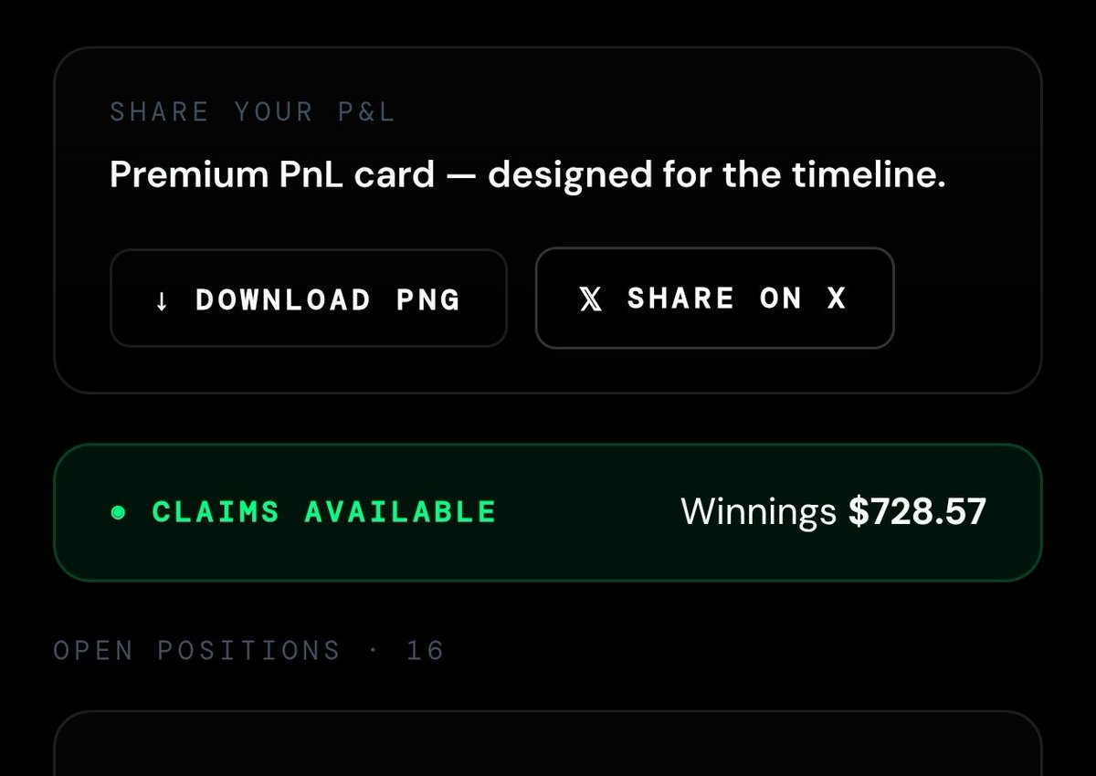 Pnl Card Examples Locked in another MASSIVE win! Just dropped this clean Premium PnL card ...