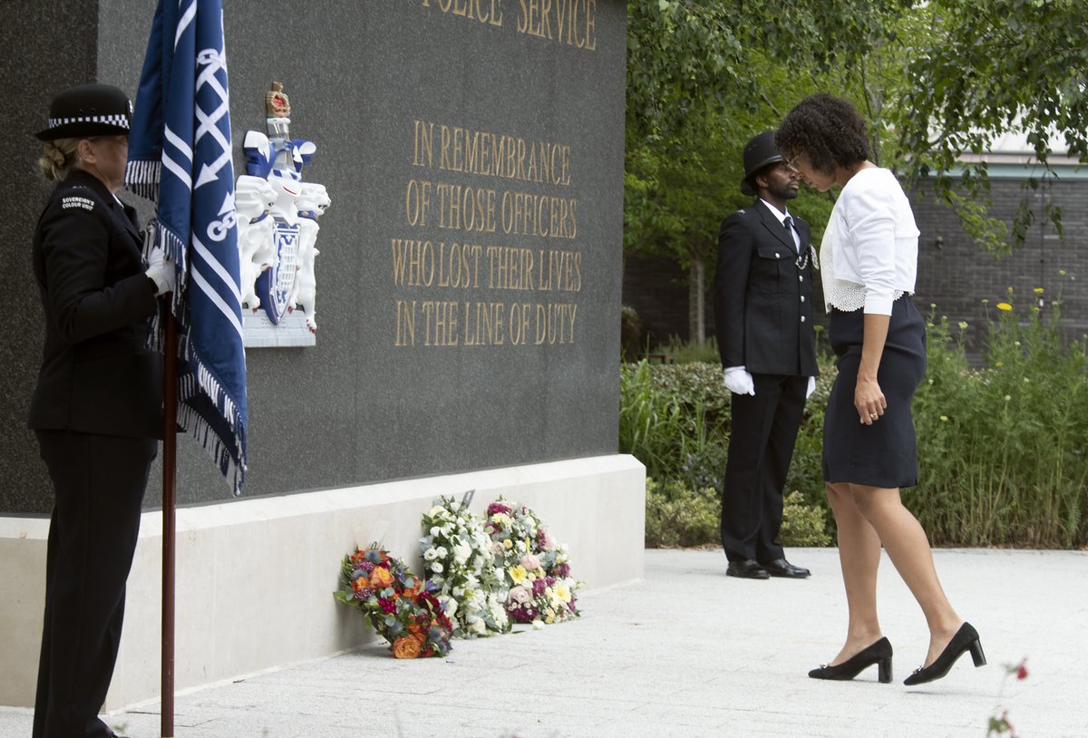 MOPACLdn's tweet photo. Yesterday, the Deputy Mayor for Policing and Crime @KayaJunction and our CEO, Rena Lalgie, attended the @metpoliceuk Annual Ceremony of Remembrance to honour officers and staff who lost their lives in the line of duty. Their service and sacrifice will never be forgotten. https://t.co/SADB2a6iBc