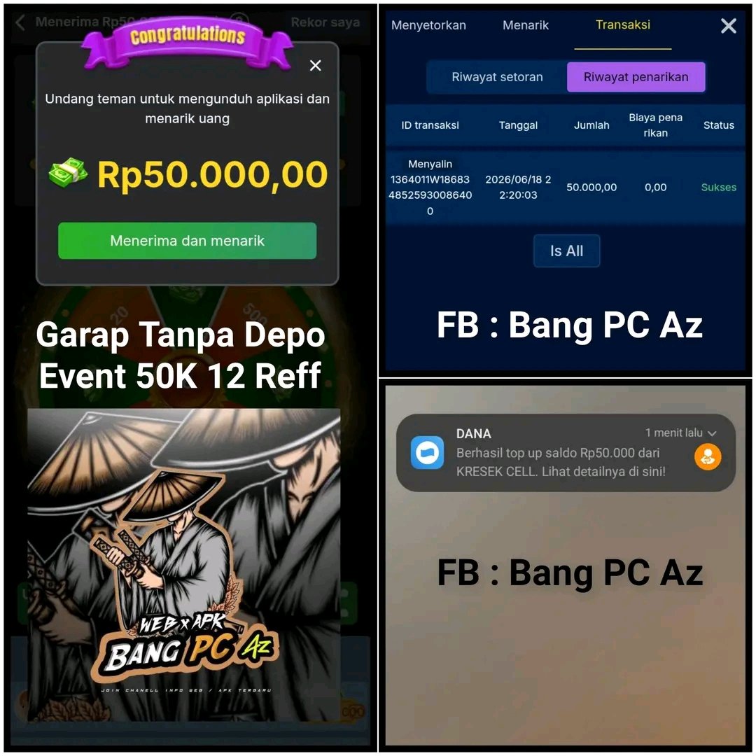 Smileoon11's tweet photo. Enak beneyy tanpa depo nih 
Yang kmrin nyariin ada euy
Yg di undang ga perlu depo kurng enak gimna ✌️

https://t.co/eAu4APVtUj https://t.co/RMlEeBWZks
