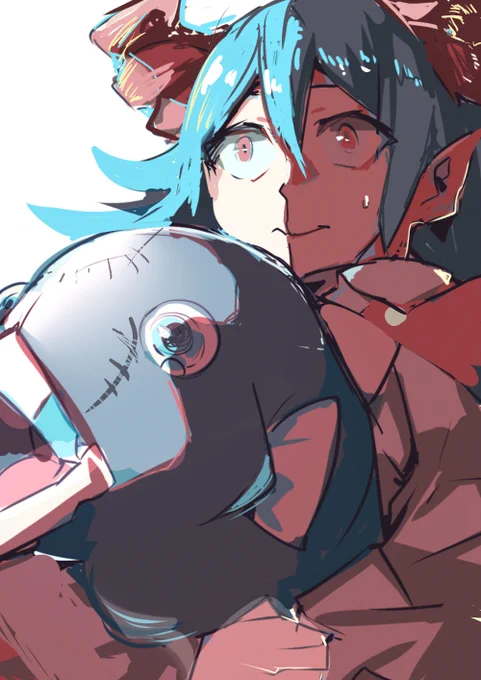 #ワンドロ 魚 ぬいぐるみ 角