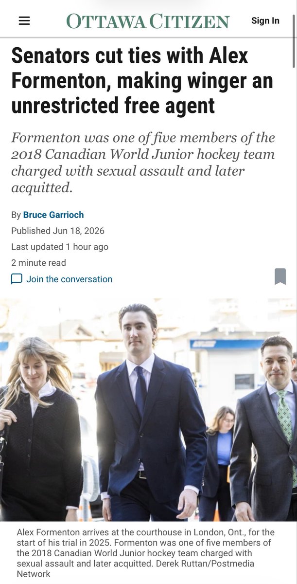 blairewilsonprj's tweet photo. WARNING: #AlexFormenton is an unrestricted free agent.
#CarterHart #FilthyFive #sexualassault #hockeycanada #NHL https://t.co/XUxRZRpDOI