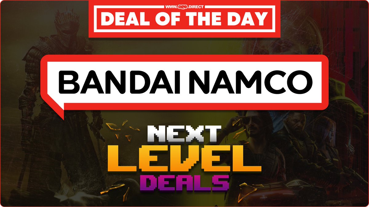 EgoDailyDeals's tweet photo. NEXT LEVEL DEALS ⏫💥

Even bigger discounts on select #bandainamco products

https://t.co/YVuyofg3AP

#deal #gaming https://t.co/3qcUdRgggp