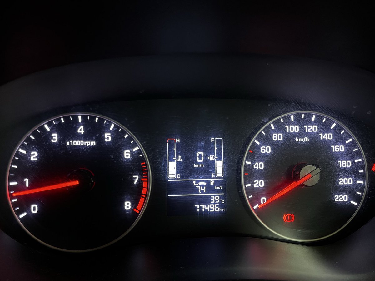 ArjunB79's tweet photo. Meet my car i20 Sportz 2020 model. 

Filled petrol.

Drove just 73 km after refilling! 

Mileage: 7.4 km/l

The same car used to return 12–13 km/l in Hyderabad’s bumper-to-bumper traffic.

Nobody gave me a discount on the car.

Nobody reduced my road tax.

Nobody reduced my insurance.

But somehow I’m expected to accept getting significantly less distance from every litre of fuel.

We keep hearing about ethanol blending and how it’s good for the nation.

Simple question:

If car owners need more fuel to travel the same distance, who is paying for that extra fuel?

Because it certainly isn’t the government.

It is the middle class standing at the petrol pump ⛽️ 

Are you also seeing a drop in mileage, or is it just me?

#E20 #EthanolBlending #PetrolPrices