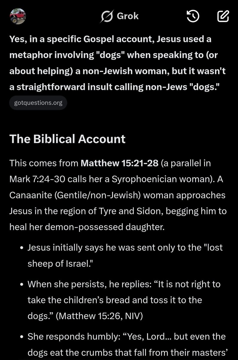 NJeeping's tweet photo. @crypt0james0 @SunWeatherMan @DigitalVagrant Holy shit he did, and I don't like the explanation either Jesus sounds like he was a dick lol basically saying well he softened the slur, what! thats like "well he didn't drop the hard er" 😂  sorry ben if your not a jew Jesus didn't think you were shit either which bums me out https://t.co/lNaiKDqz2W