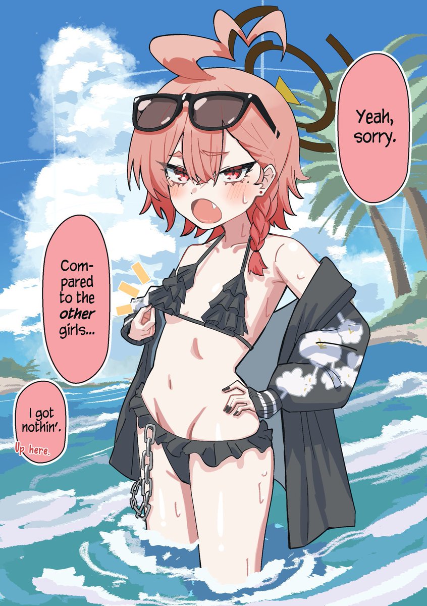 TheParacite's tweet photo. @kamiyamatokino [EN Version]
Artist's Comment: It:s not like being big is the only appealing trait, right?

英語版です！ https://t.co/pGLAiYNOwc