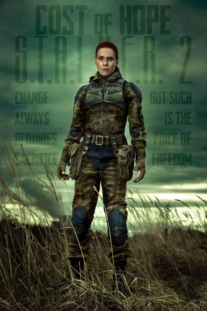 faenir_morne's tweet photo. My unofficial fan-poster with the new character Mavka, dedicated to the new S.T.A.L.K.E.R. 2 trailer — "Cost of Hope".
Zero AI, just pure love. 
Just a friendly reminder about the importance of bookmarks and retweets! Let's spread the awesomeness of S.T.A.L.K.E.R. worldwide, shall we? 
⤵️
#STALKER #STALKER2 #Cosplay #Mavka #CostOfHope