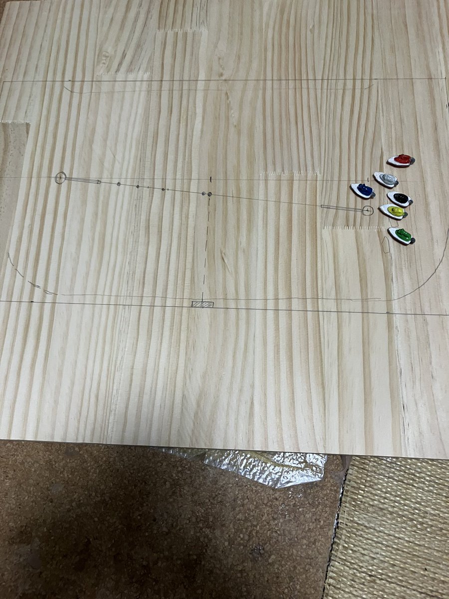 ryou33233's tweet photo. #競艇予想テーブル
これから競艇テーブル作ってみます。
プールを彫り込んで、エポキシ流して
ターンマークや、消波装置を埋込ます https://t.co/y1jd81VMGe