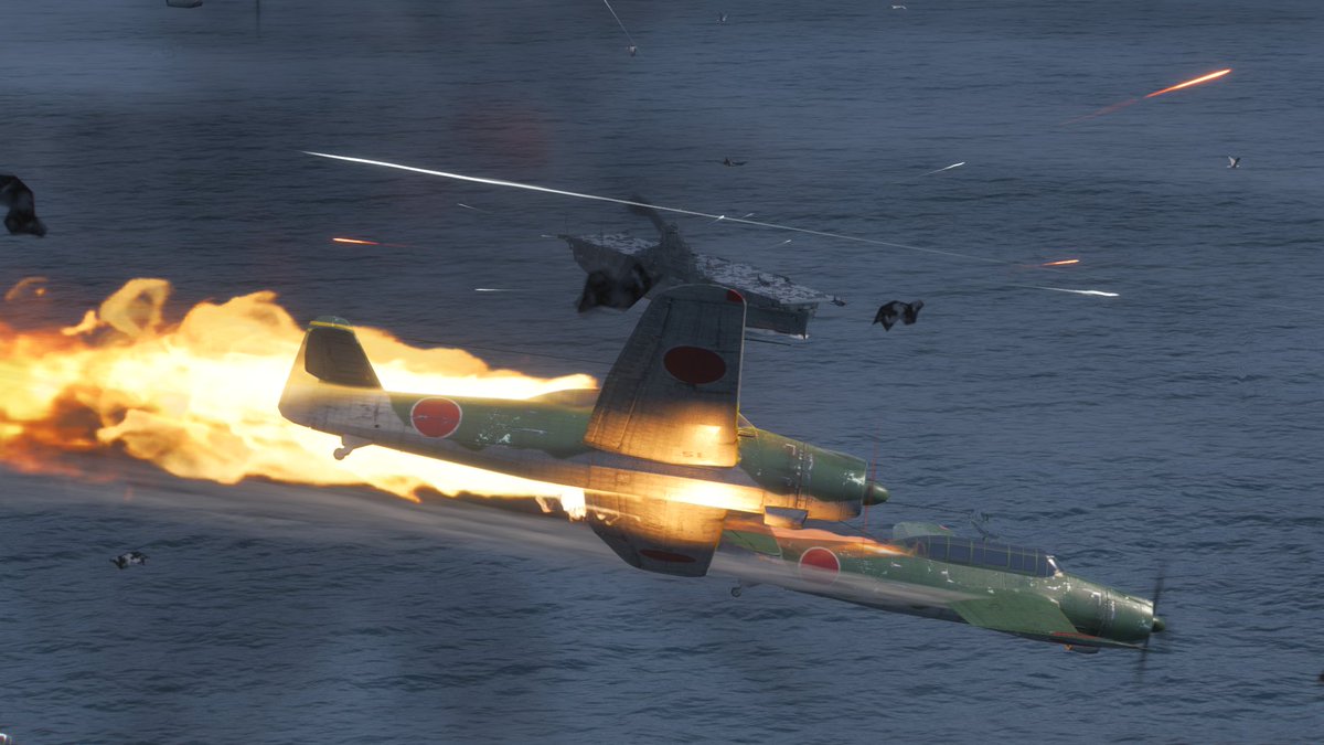 shichohei's tweet photo. マリアナ沖海戦
空母機動部隊同士の海戦としては史上最大規模 
結果は日本の惨敗
ミッドウェーもそうだけど日本海軍は一度に何隻も空母を失う敗戦が多い気がする  
wowsで短編映画また作ろうかな …
wtに比べて短編映画の動画数が少ないよね https://t.co/agdUZ44Q60