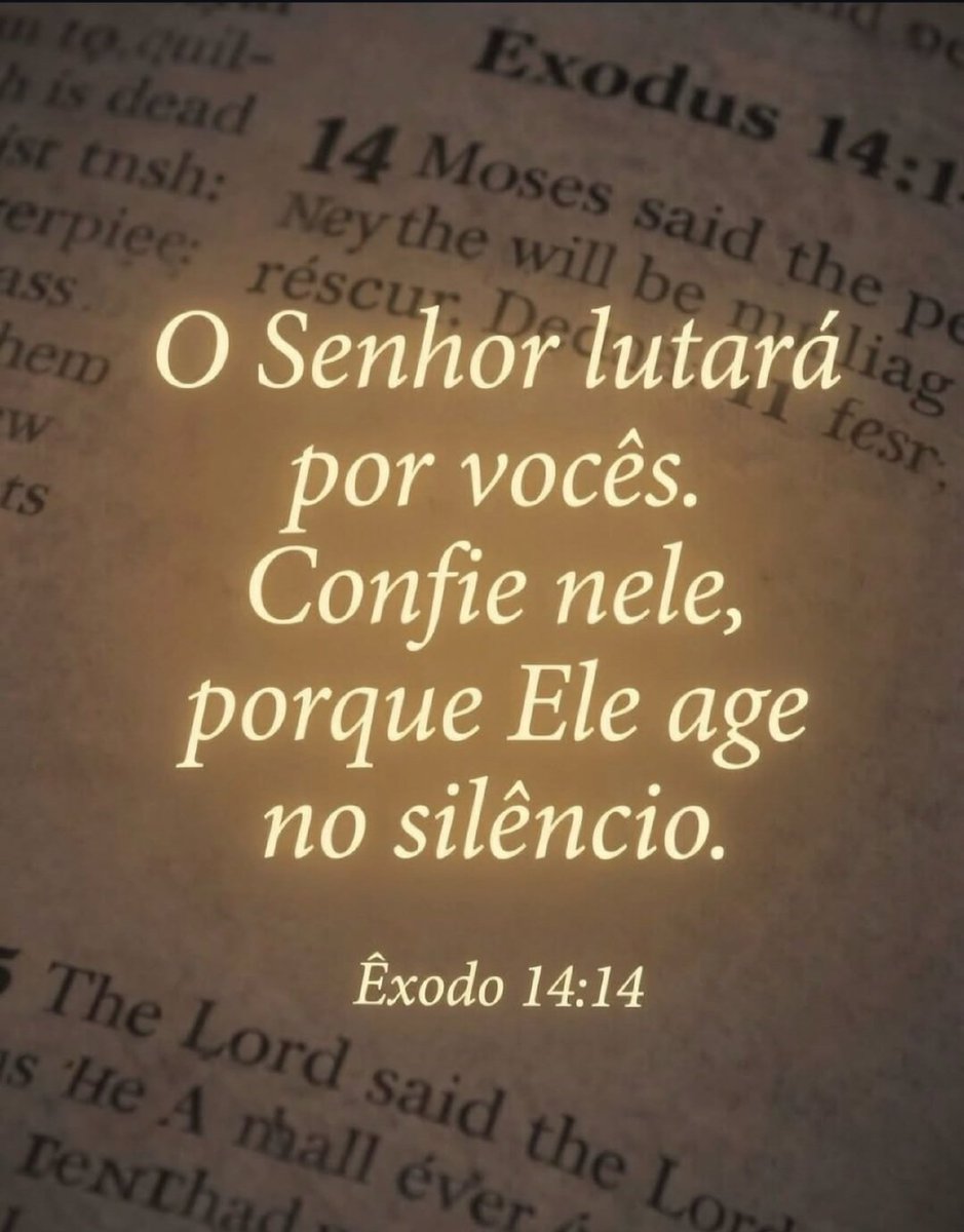 Eliabe76's tweet photo. O Senhor lutará por você. 
Confie n'Ele, porque Ele age no silêncio. 

Êxodo 14:14 📖 ✨ https://t.co/B6rafv0Csj