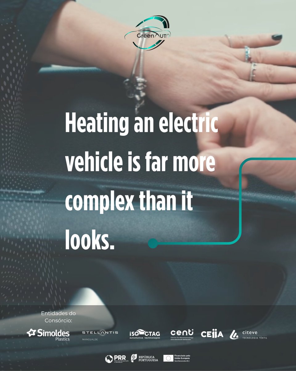 SimoldesGroup's tweet photo. Heating an electric vehicle consumes significant energy. With Thermal Bubble, PPS2 introduces localized thermal comfort that reduces climate‑control consumption by 15–20%, improving comfort and helping increase EV range. 🌡️🌱🪫
#PPS2 #PRR #NextGeneration #BuildingtheFuture https://t.co/PRvjEZqigI