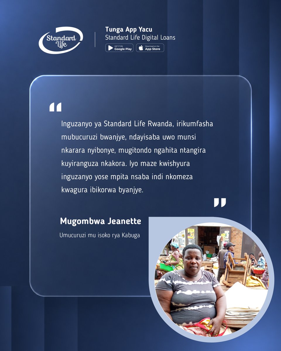 slrwandaplc's tweet photo. Ubuhamya bw'abakiliya bacu ni yo ntsinzi yacu.

Niba nawe ukorera mu isoko rusange twagufasha gutera intambwe yagura ubucuruzi bwawe? 

Ukeneye andi makuru?
📞 Waduhamagara kuri 0788 195 000 https://t.co/gQn1mJphQo