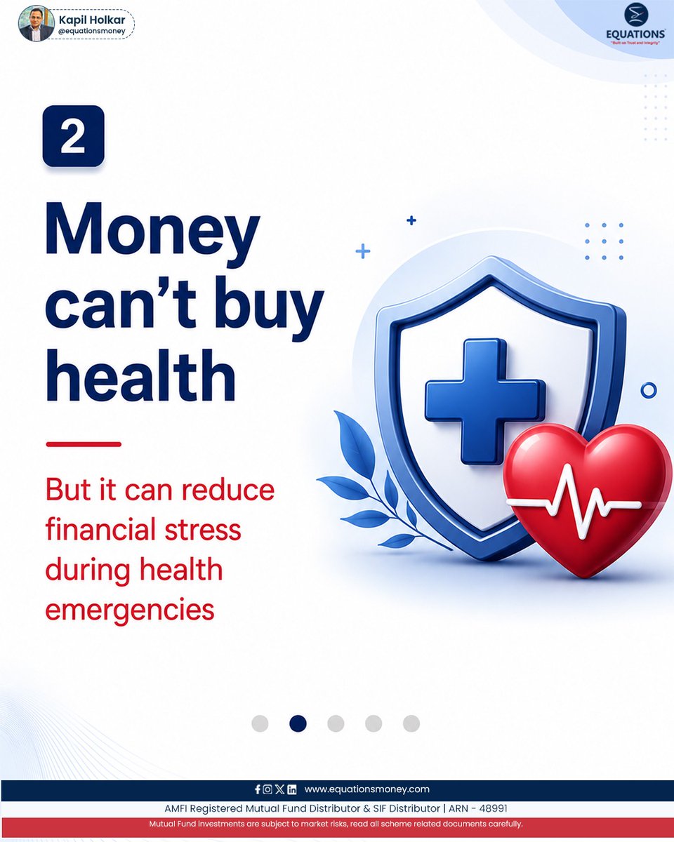 EquationsMoney's tweet photo. "Money can't buy happiness." But that’s not the full story💡

Swipe through to see what wealth really means.
 
Connect with us to get started:

📞 : +91 99931 50077
🌐 : https://t.co/yCGWRorsJQ
📧 : @equationsmoney
#EquationsMoney #FinancialPlanning #FinancialFreedom #investment https://t.co/EftspXFplH