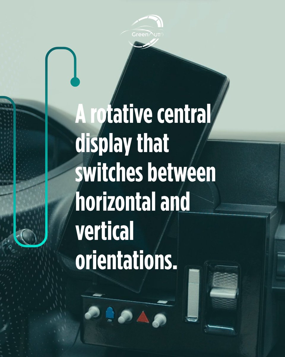 SimoldesGroup's tweet photo. User interaction inside vehicles is evolving. With PPS2, a rotative central display adapts between horizontal and vertical orientations, offering smoother interaction, greater flexibility and improved user experience across different driving scenarios 💡⚙️👤
#PRR #NextGeneration https://t.co/qcAzrsmrO6