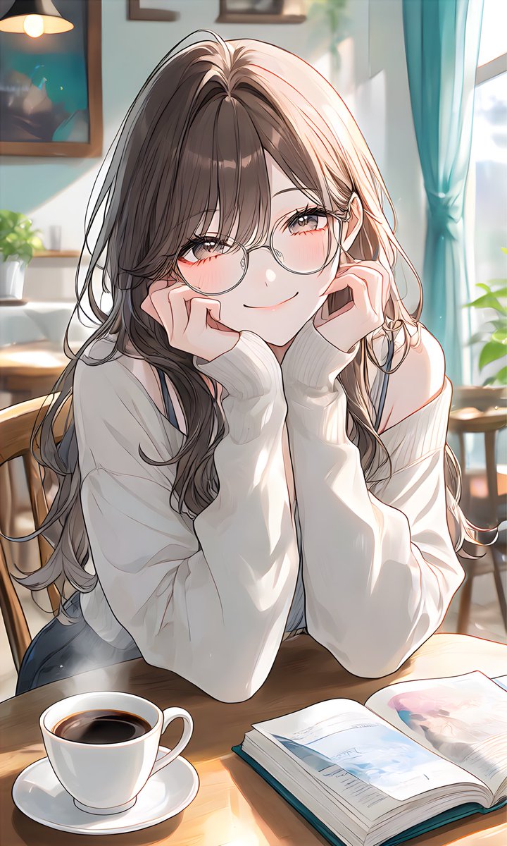 amane_spoon2's tweet photo. 【カフェで休む女の子】

使用▶︎▷いいね＆フォロー( .ˬ.)"
RTで広めてくれたら嬉しいですm(_ _)m

 #AIイラスト
 #フリーイラスト 
 #AIイラスト好きと繋がりたい
 #フリーイラスト
 #AIart https://t.co/LbsscLf8iw