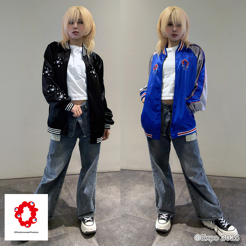MIRACLE　WOMAN　スカジャン お知らせ】 EXPO2025 公式ライセンス商品 『ミャクミャク リバーシブル