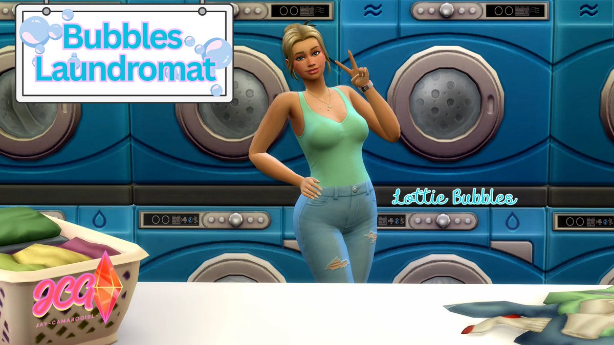 JayCamaroGirl's tweet photo. 🫧 Bubbles Laundromat 🫧

👕  https://t.co/5e2sqFZuOa

#TheSims4 #TheSims #TS4 #jcg #simsbyjcg #ShowUsYourBuilds https://t.co/vUr7W3aBtL