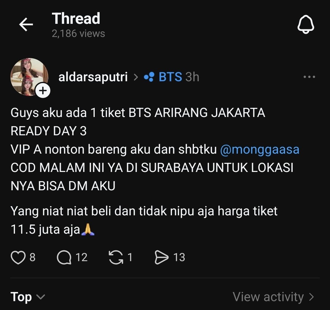 userJlover's tweet photo. pic 1: gatau itu apa BTS wkwkwk
pic 2: jualin or wts tiket day 1 yg didapet dr pic.1 OVP gilak
pic 3: jual VIP 11.5jt day3

owner skincare and obat diet ini yaaa🙂‍↔️
#armybantuarmy 
stop normalisasi begini guys...
ga berkah, real ini mah https://t.co/BpIvbS7Usl