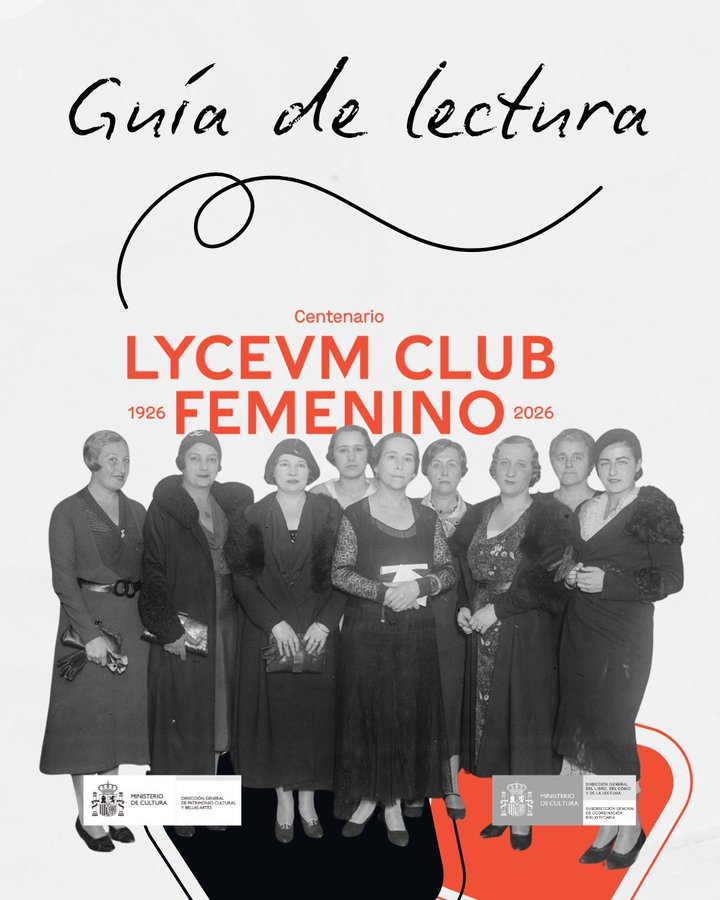 culturagob's tweet photo. 🔎 ¿Has visto ya la guía de lectura preparada por @librolecturagob con motivo del centenario del #LyceumClubFemenino?

📖 Contexto histórico, libros escritos por o sobre las socias, actividades para bibliotecas y mucho más

Puedes descargarla aquí 🔗 https://t.co/XVUN9ouR6Y https://t.co/aQYlqE3Vzp