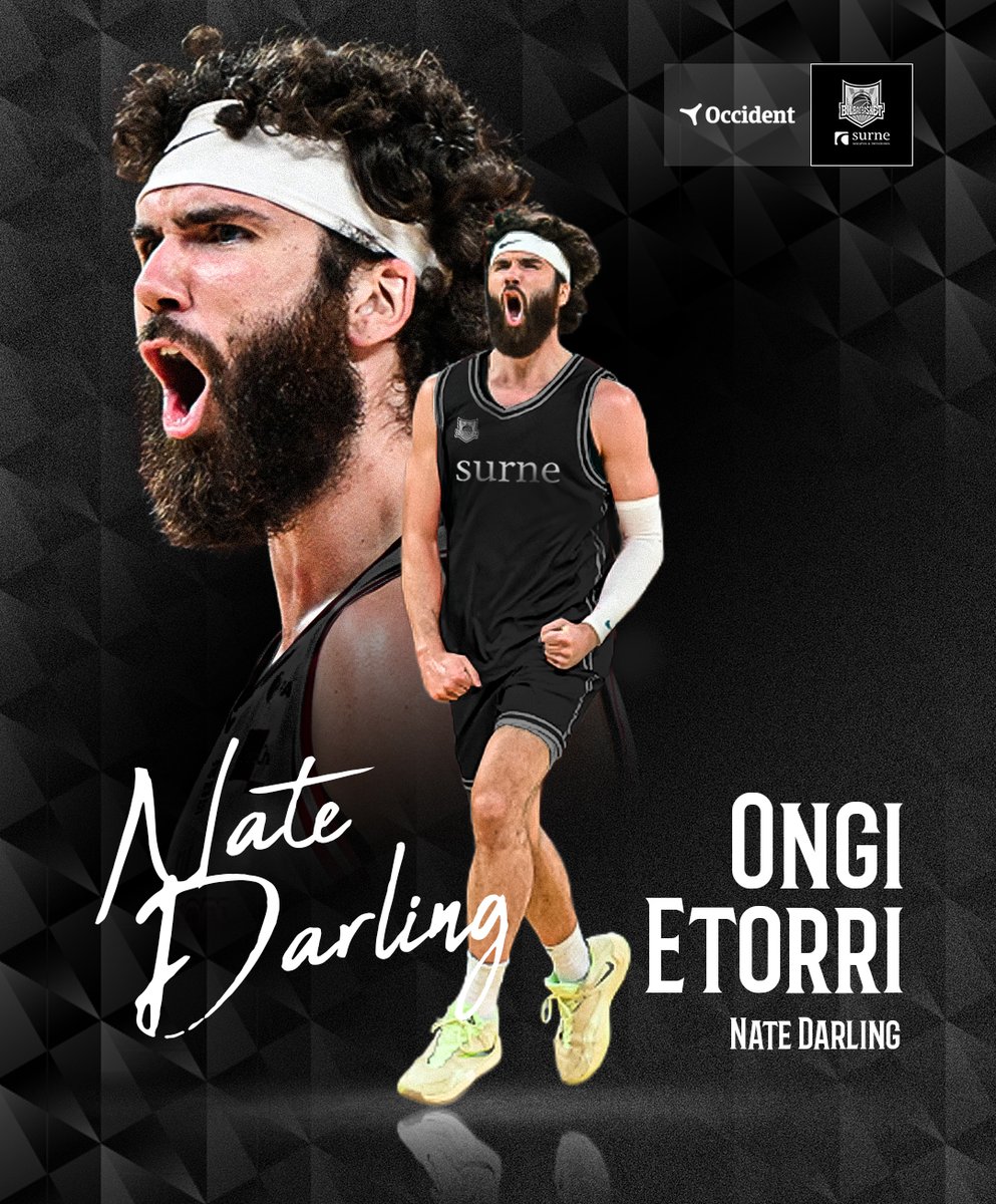 bilbaobasket's tweet photo. FICHAJE: El internacional canadiense Nate Darling (27 años, 1.98m) firma con Surne Bilbao 

✅ 13.5 puntos, 2.7 rebotes y 1.9 asistencias en la Betclic Elite con Elan Chalon
✅ Pasado NBA con Charlotte Hornets
✅ Campeón del mundo U19

ℹ️ https://t.co/FAVE2OfSbh https://t.co/0pSFY1S3oN