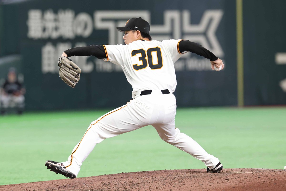 TokyoGiants's tweet photo. 【八回表】巨人 2-3 中日

四番手で #田和廉 投手が登板。
三振を含む三者凡退に抑える！ https://t.co/5WBErD8dQR